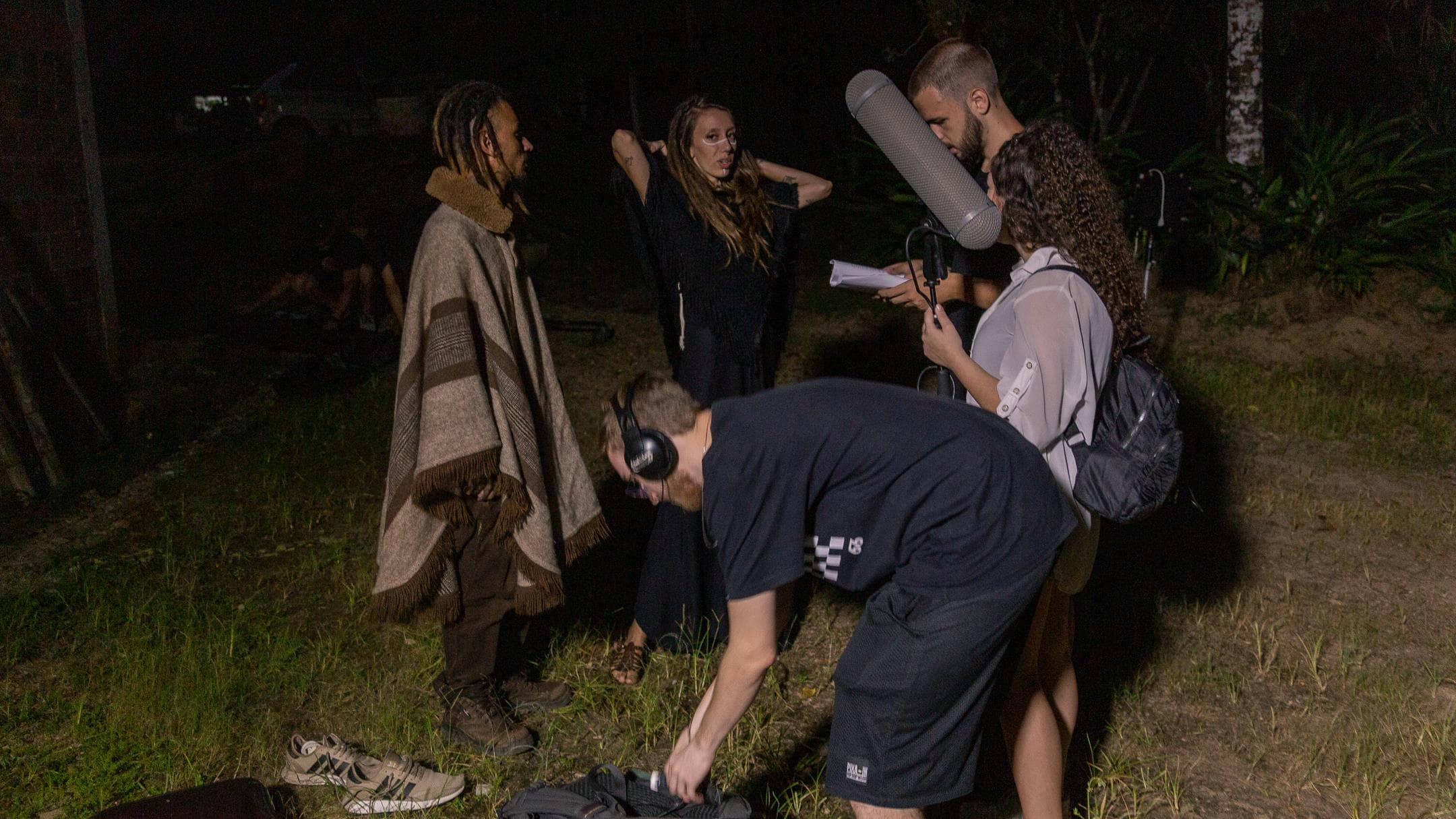 Equipe no set